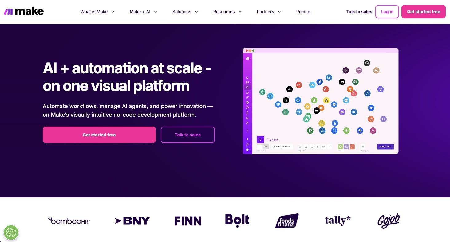 Make.com AI automation tool