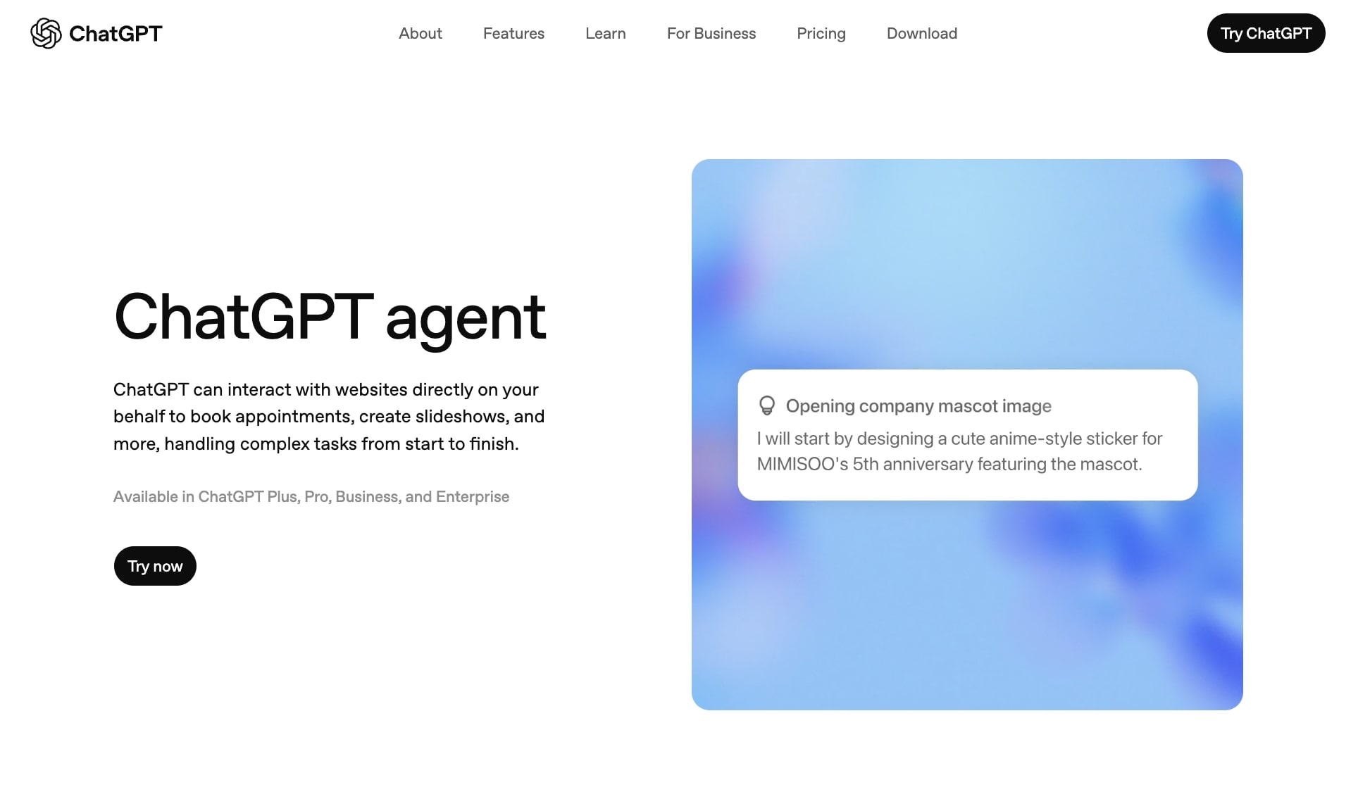 ChatGPT Agent