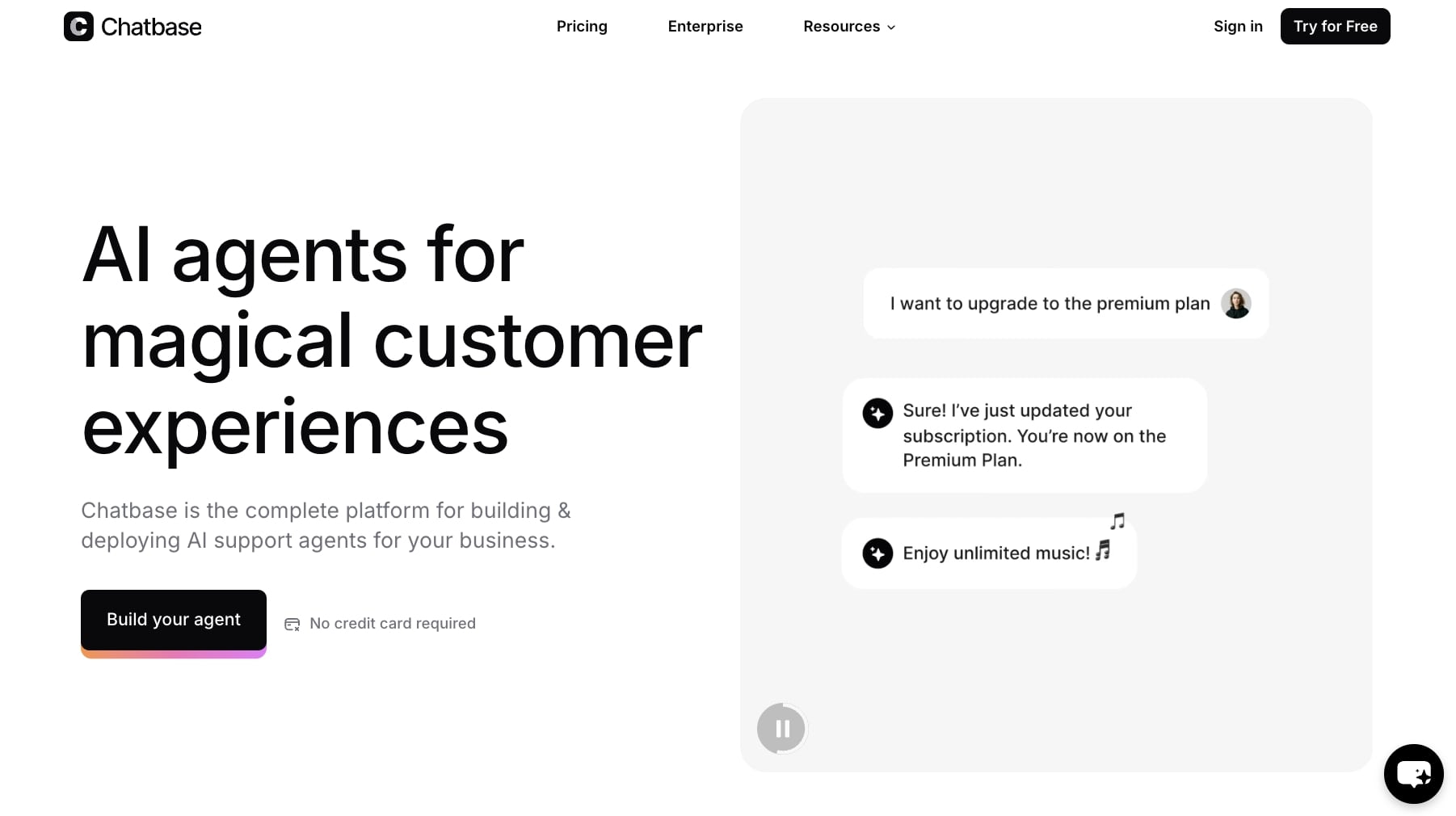 Chatbase AI for customer service
